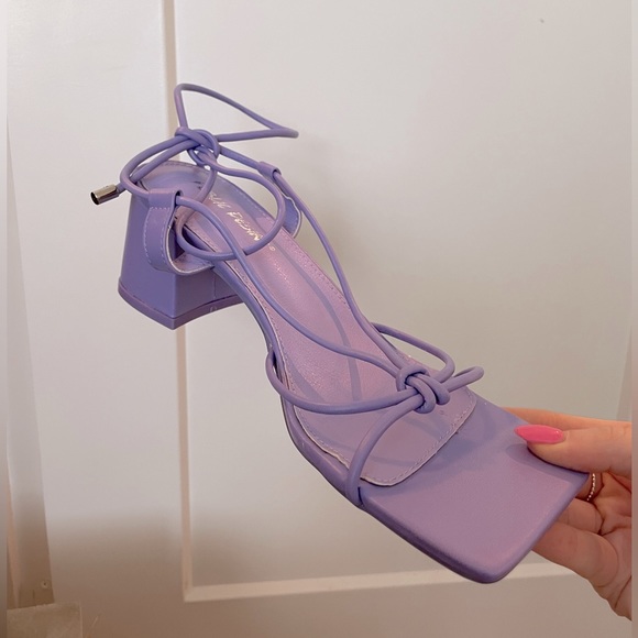 ASOS purple block heel - Picture 1 of 4